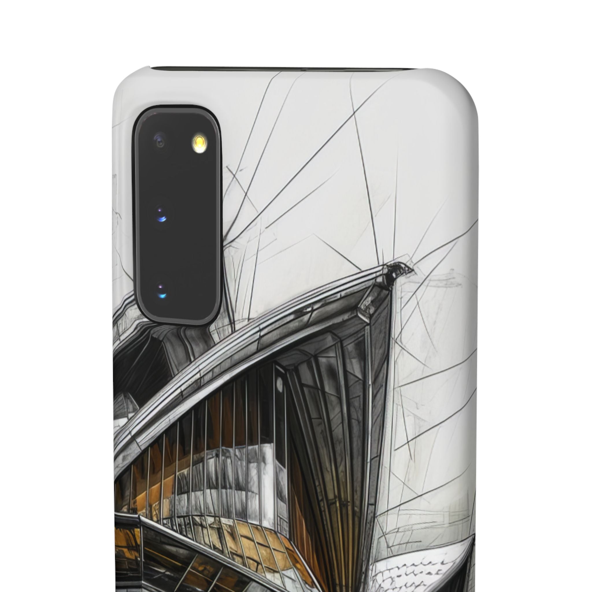 Architectural Curves in Line Formation Samsung S20 - Slim Phone Case