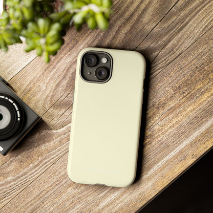 Light Yellow iPhone 15 - Tough Phone Case