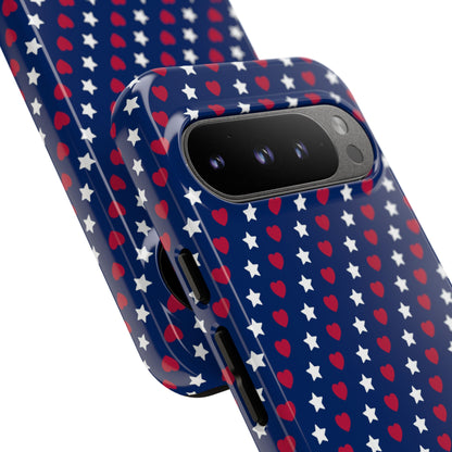 Stars Embrace Hearts - Google Pixel Case