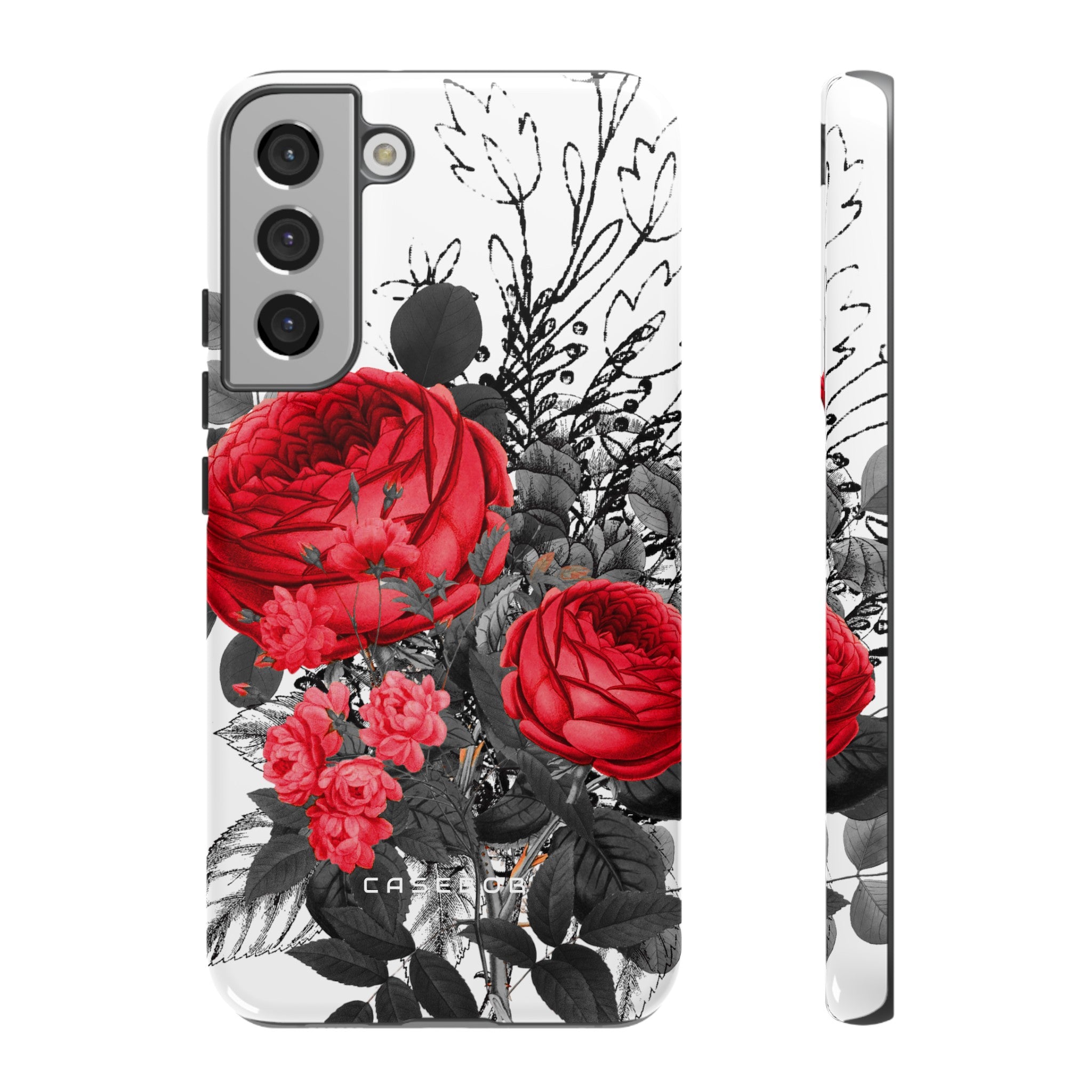 Roclops Gothic Flower - Protective Phone Case