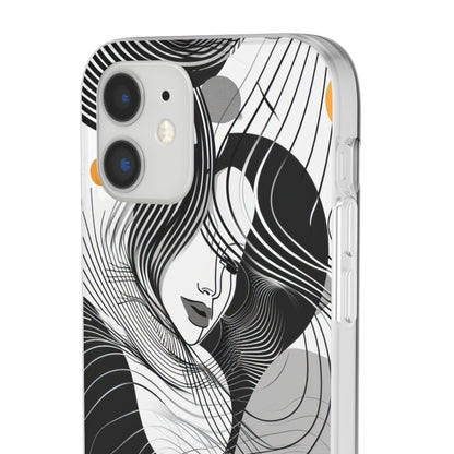 Fluid Noir Rhythm | Flexible Phone Case for iPhone