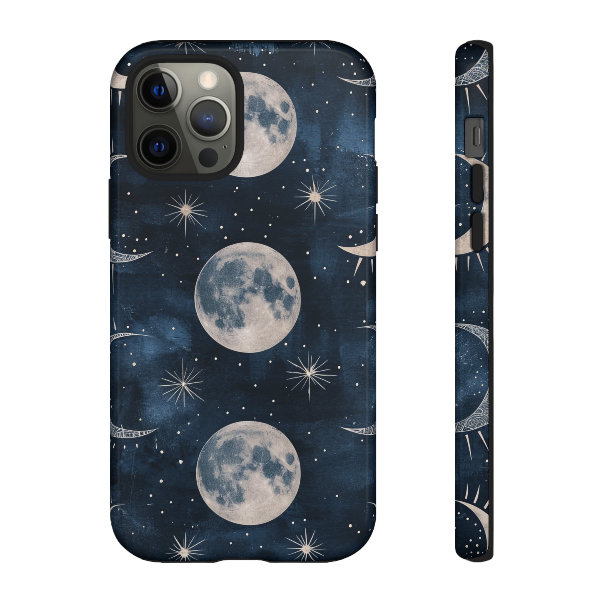 Lunar Phases Serenity - Protective Phone Case