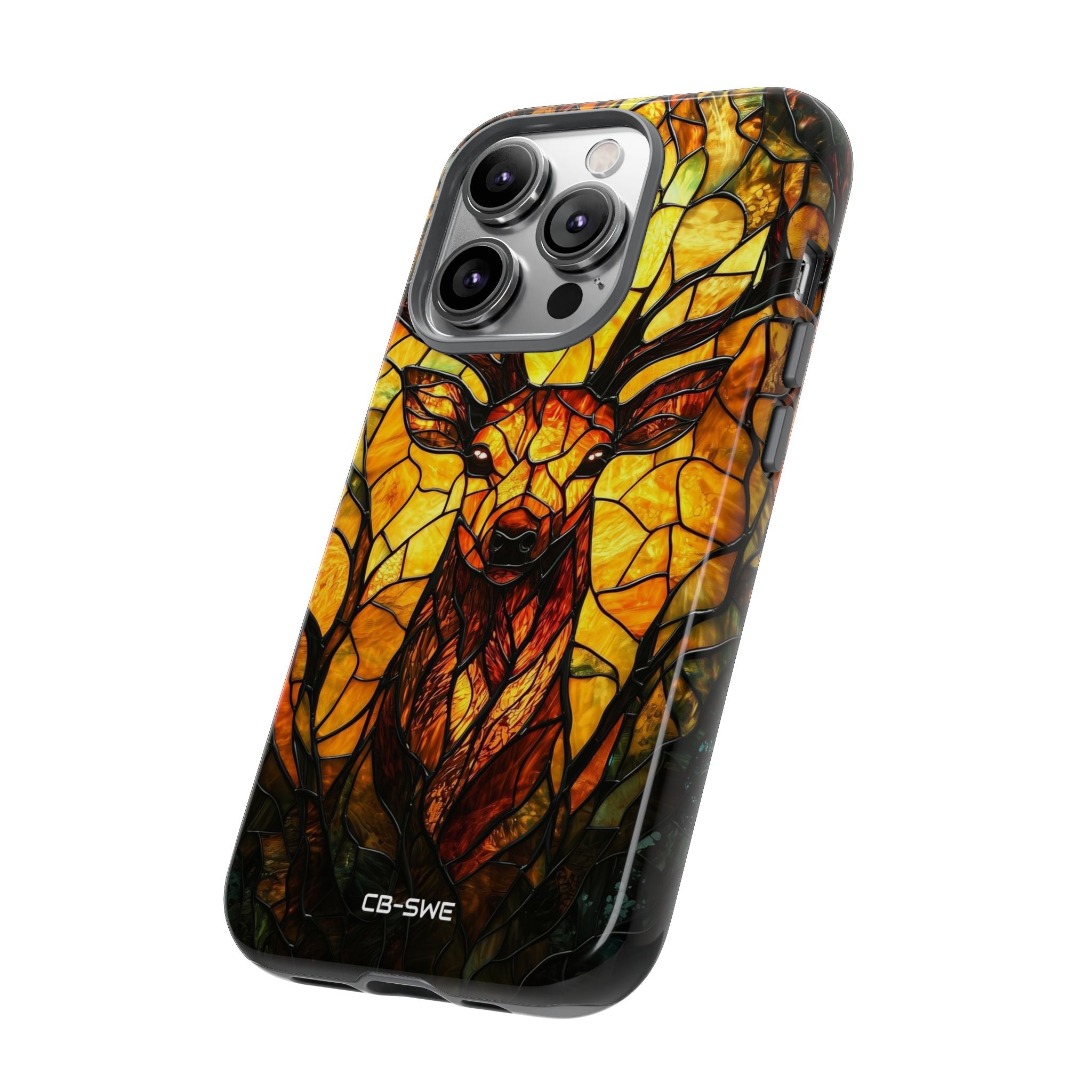 Glowing Stag Emerges - iPhone Case