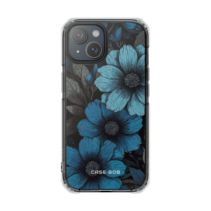 Blue Bloom iPhone 15 Case - Impact