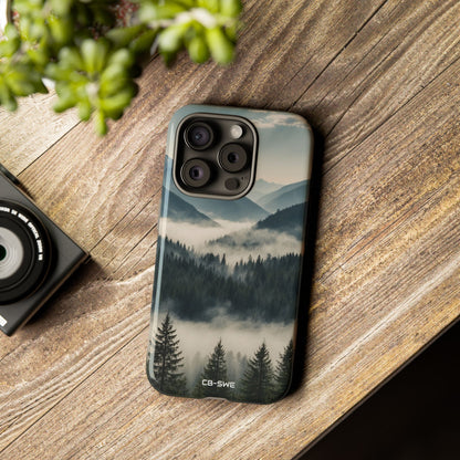 Misty Forest Embrace - iPhone Case