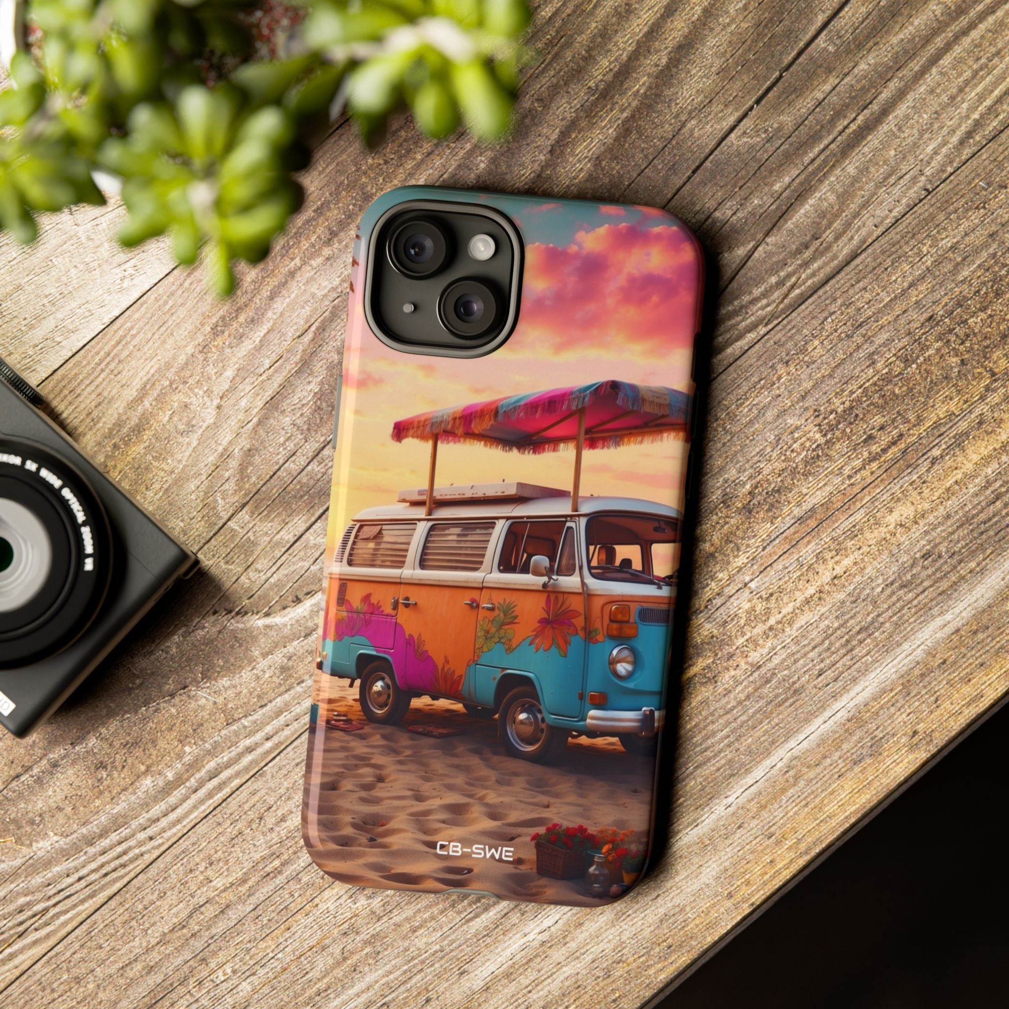 **Van Rests at Shore** - iPhone Case