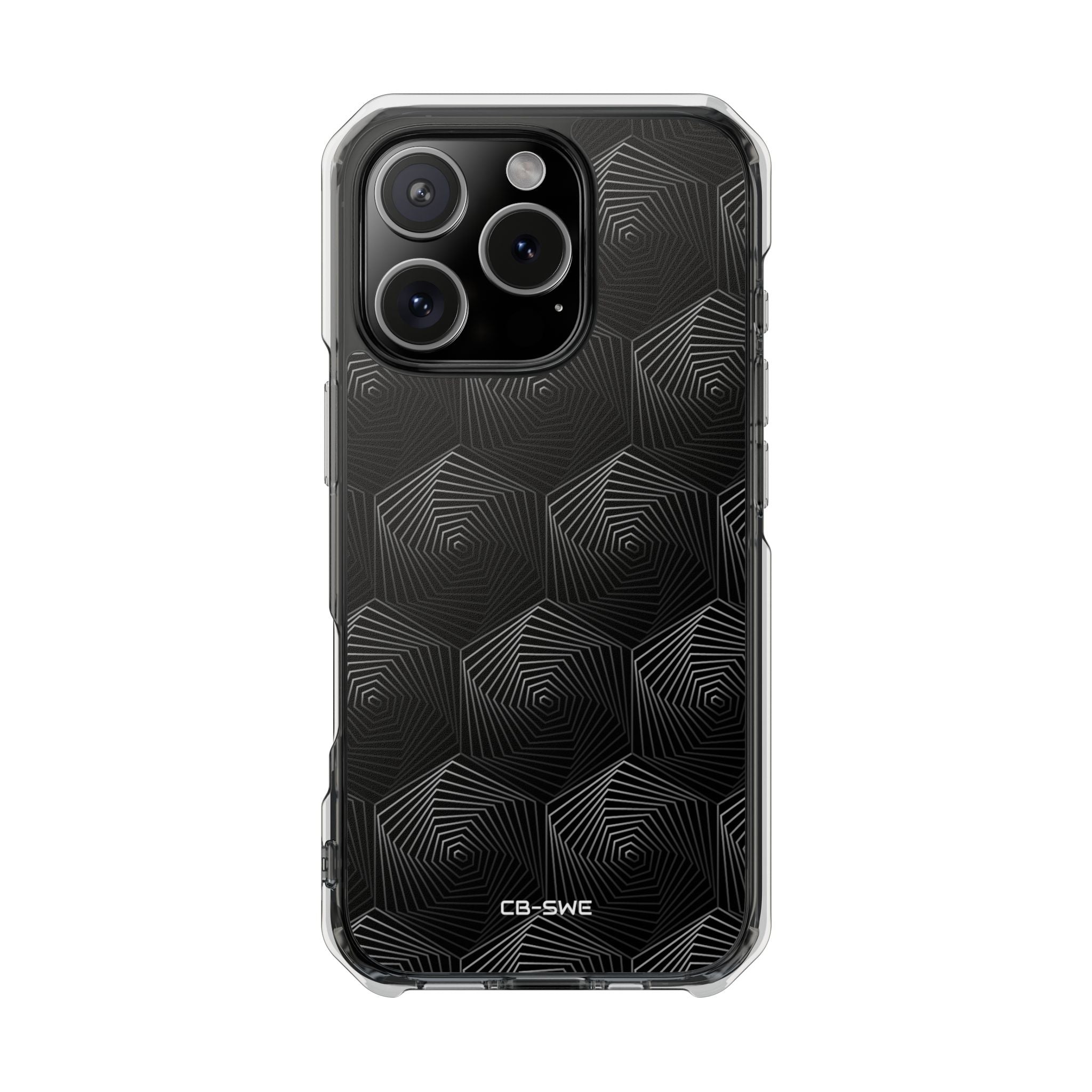 Geometric Spiral Illusion iPhone Case - Impact