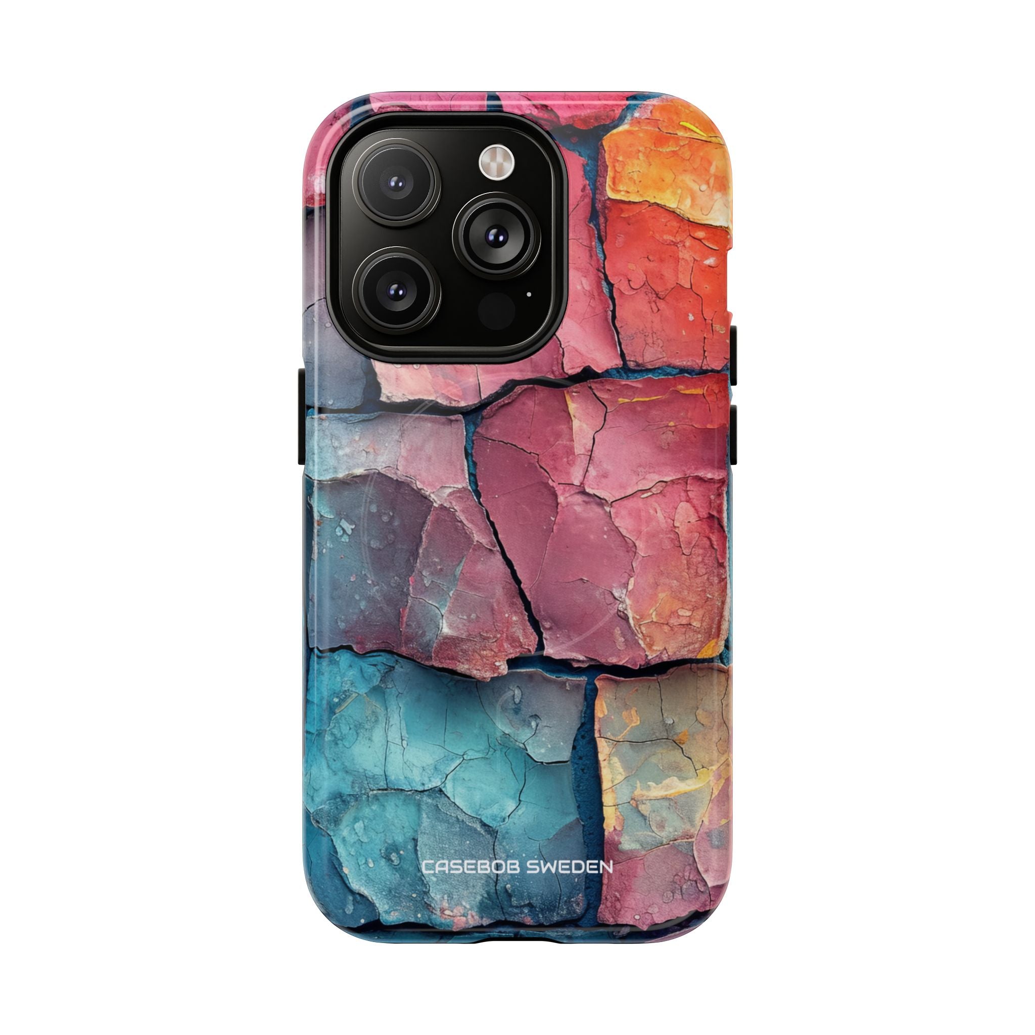 Cracked Earth Mosaic - Tough + MagSafe® iPhone 14 Phone Case