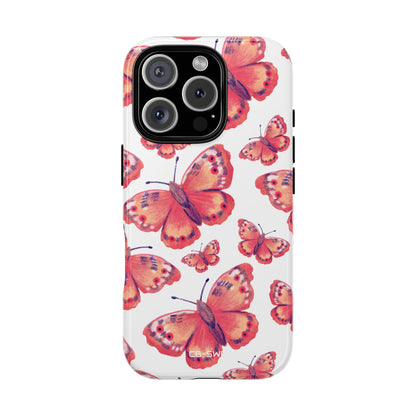 Vibrant Butterfly Dance - iPhone Case