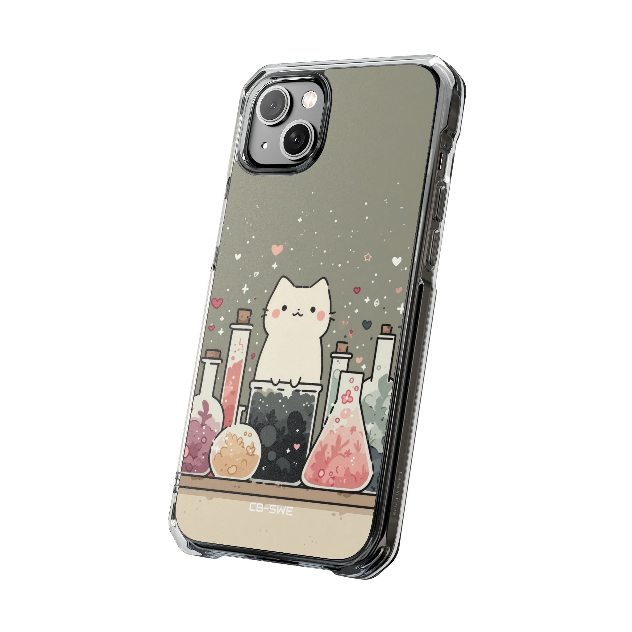 Cat Explores Potions iPhone Case - Impact