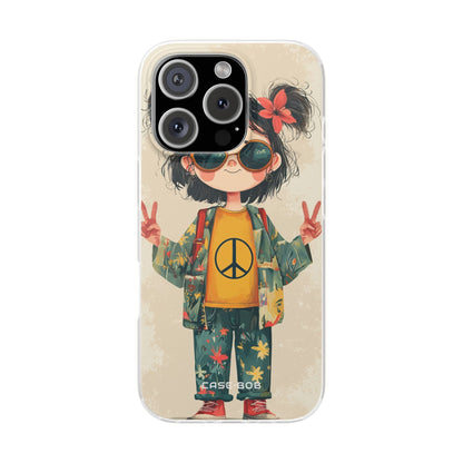 Peace Pigtails iPhone 16 Pro Case - Soft