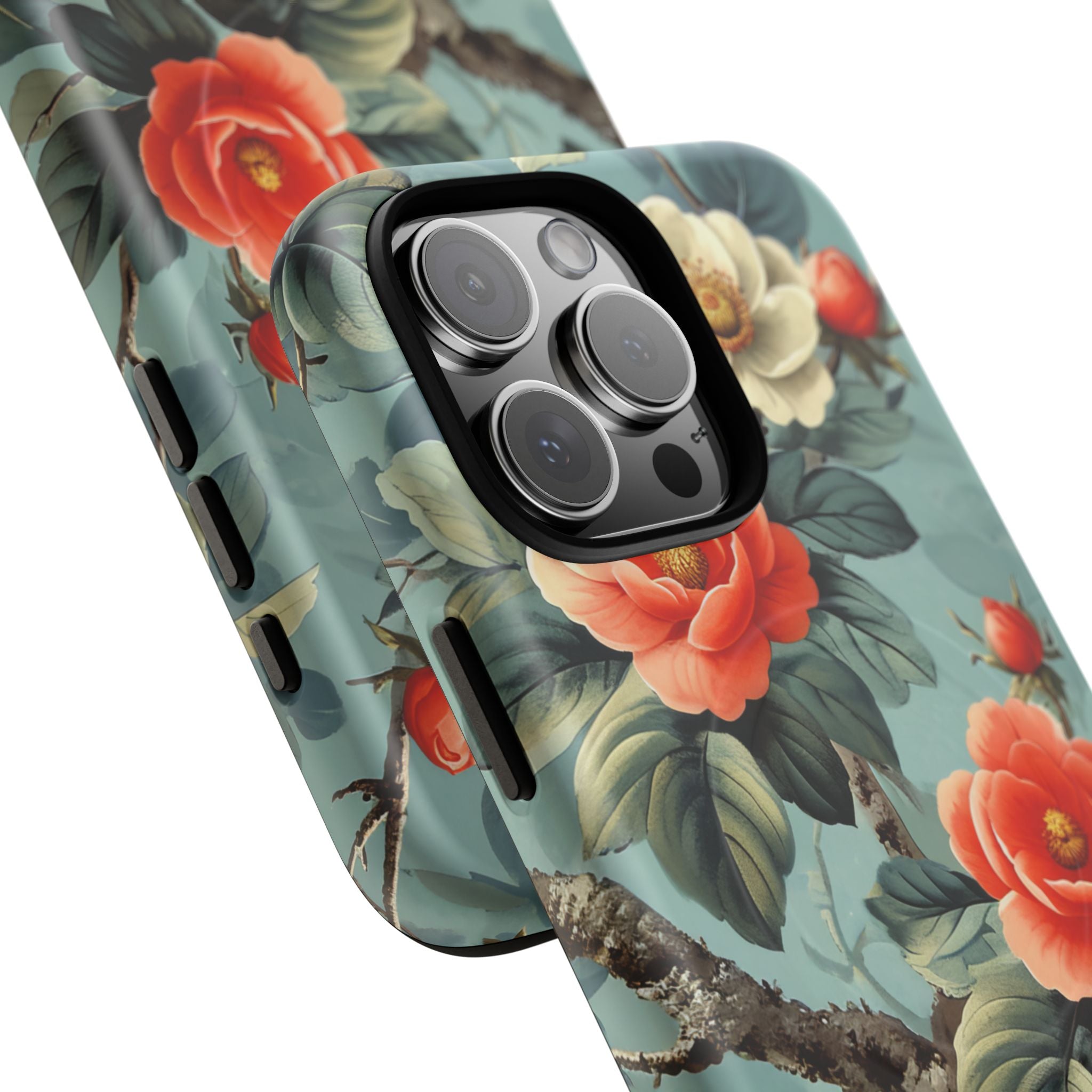 Vintage Floral Romance iPhone 16 | Tough+ Phone Case