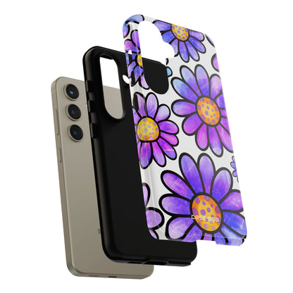Polka Dot Blooms Samsung S24 Case - Tough
