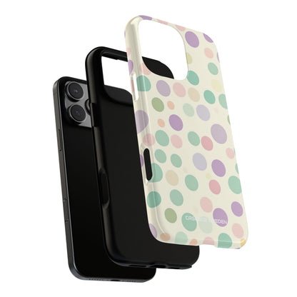 Playful Pastel Polka Dots - Tough iPhone 16 Phone Case