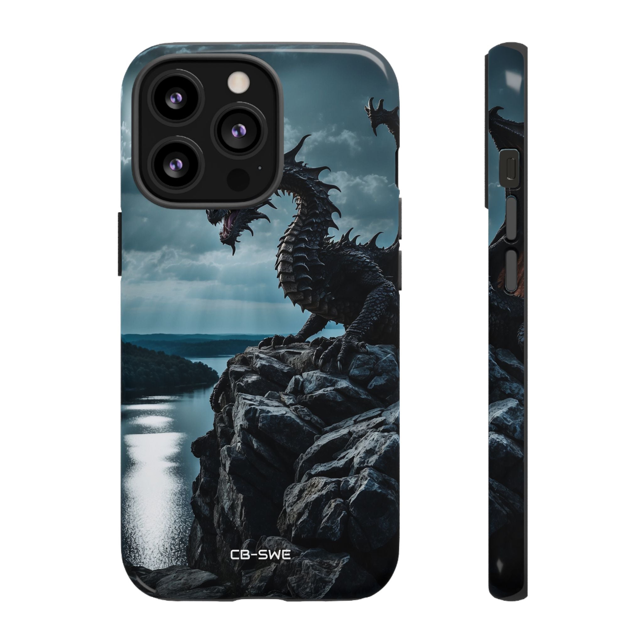 Dragon Soars Moonlight - iPhone Case