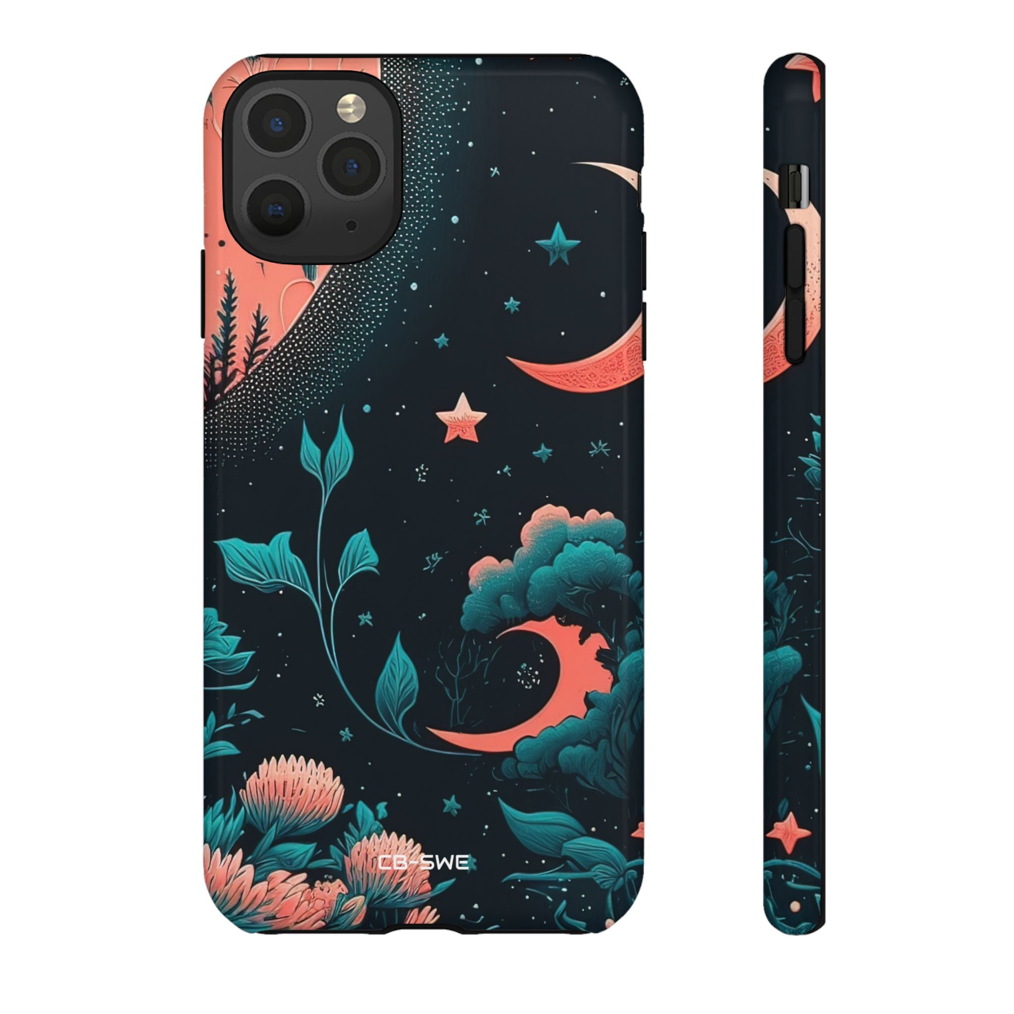 Cosmic Floral Dreams - iPhone Case