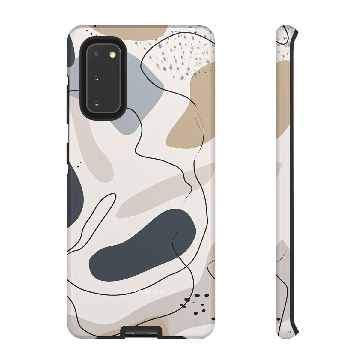 Grey Lines Simplicity - Protective Phone Case