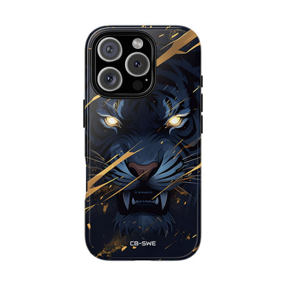 Tiger's Glowing Gaze - iPhone Case