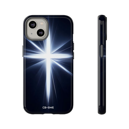 Luminous Cross Radiance - iPhone Case