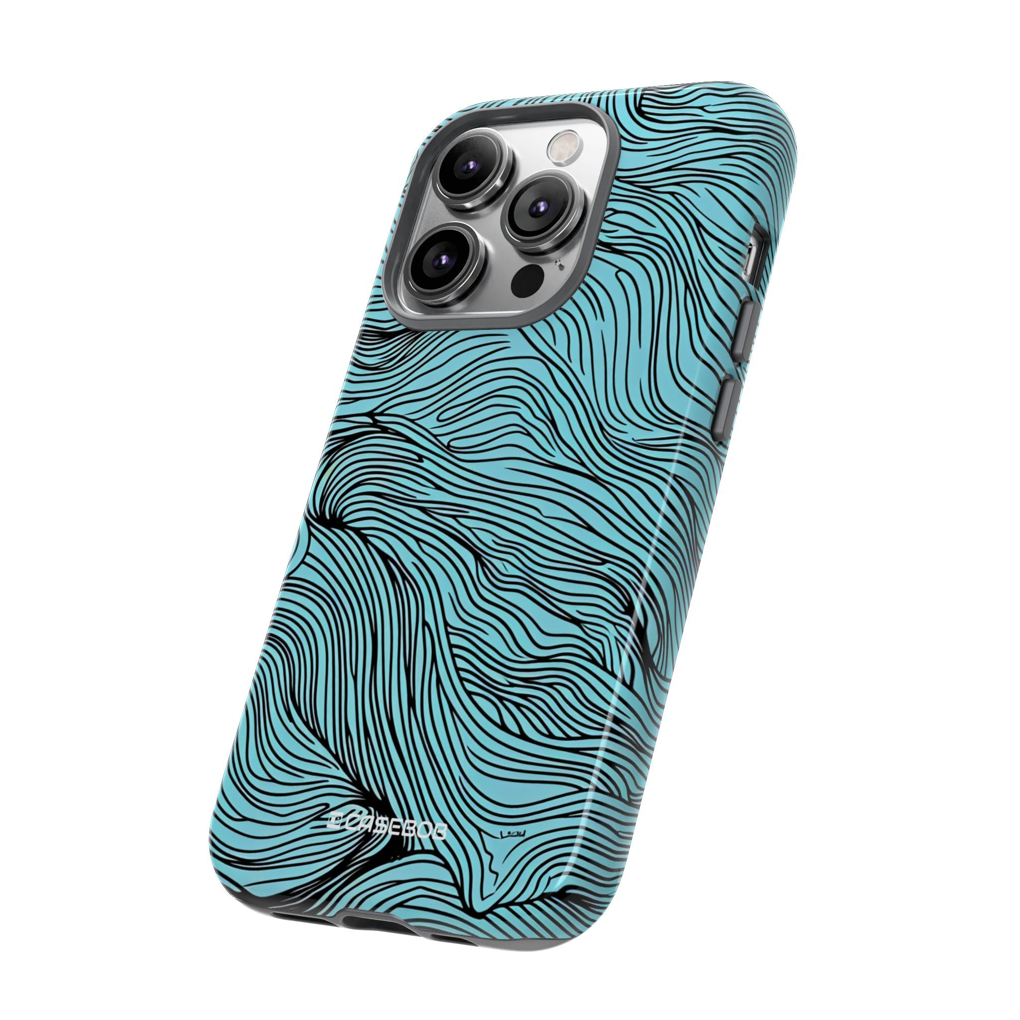 Wavy Serenity | Protective Phone Case for iPhone