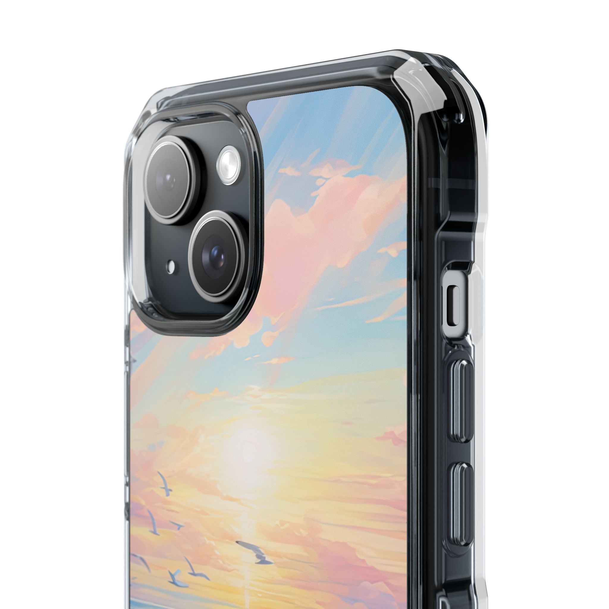 Gentle Waves Embrace iPhone Case - Impact