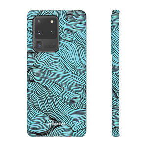 Wavy Serenity | Slim Phone Case for Samsung