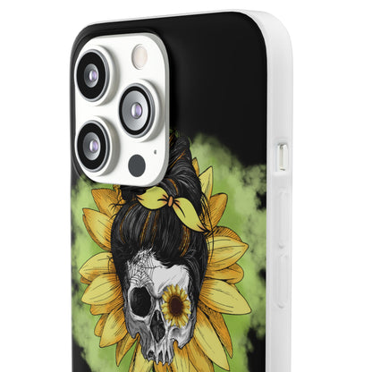 Sunflower Skull iPhone 13 Pro - Soft