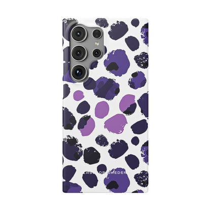 Purple Inkblots Samsung S24 - Slim Phone Case