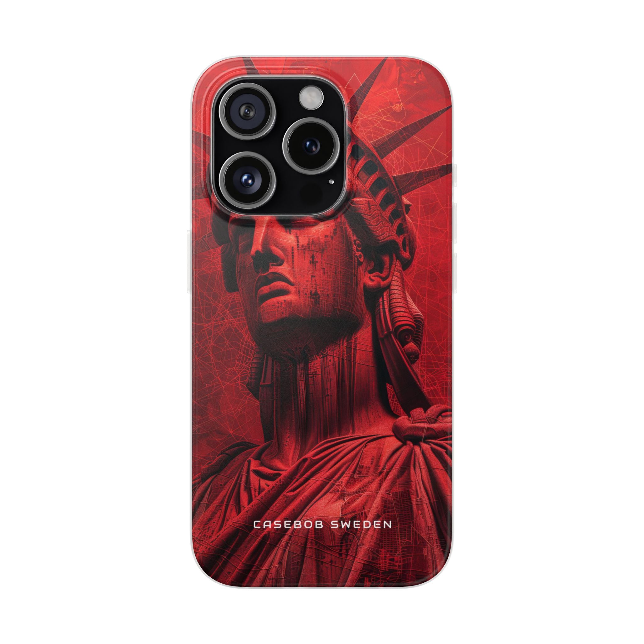 Zen Red Liberty Vision iPhone 15 - Flexi Phone Case