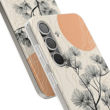 Spiky Tree Sunset Samsung S24 Plus Case - Soft