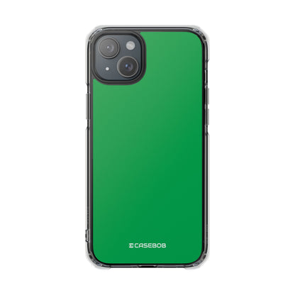 Pigment Green - Clear Impact Case for iPhone