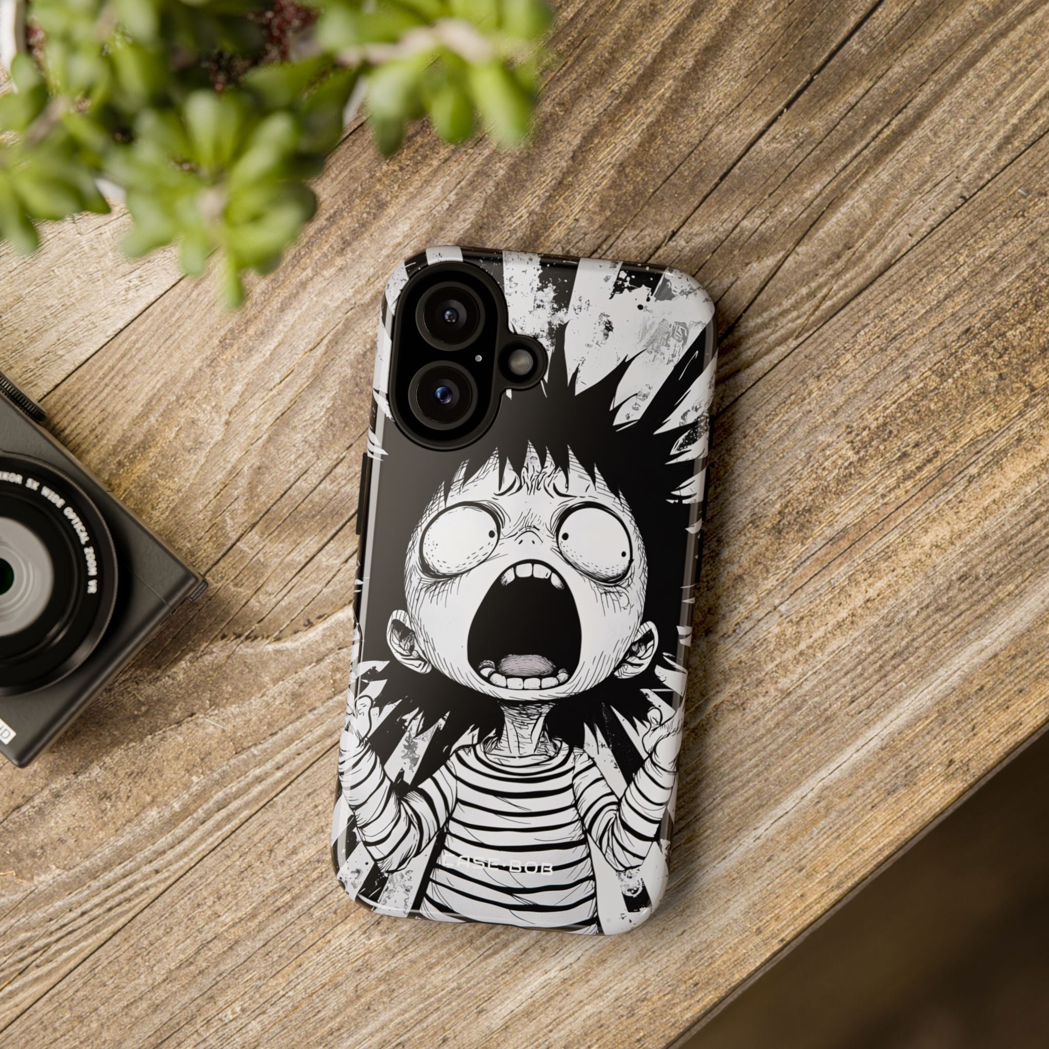 Screaming Stripes iPhone 16 Pro Case - Tough
