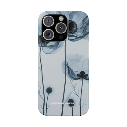 Ethereal X-Ray Flowers iPhone 16 - Slim Phone Case