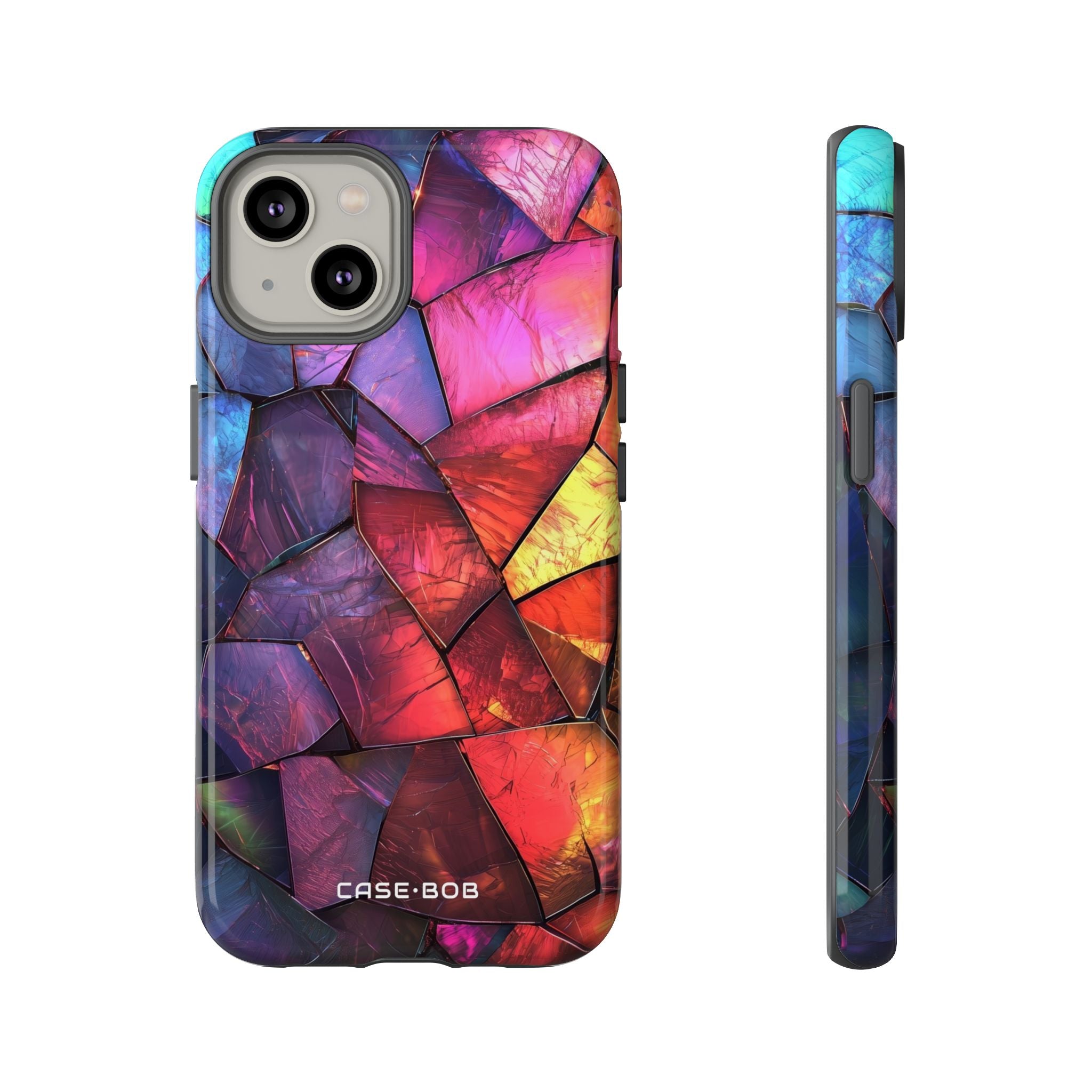 Cracked Prism iPhone 14 Case - Tough