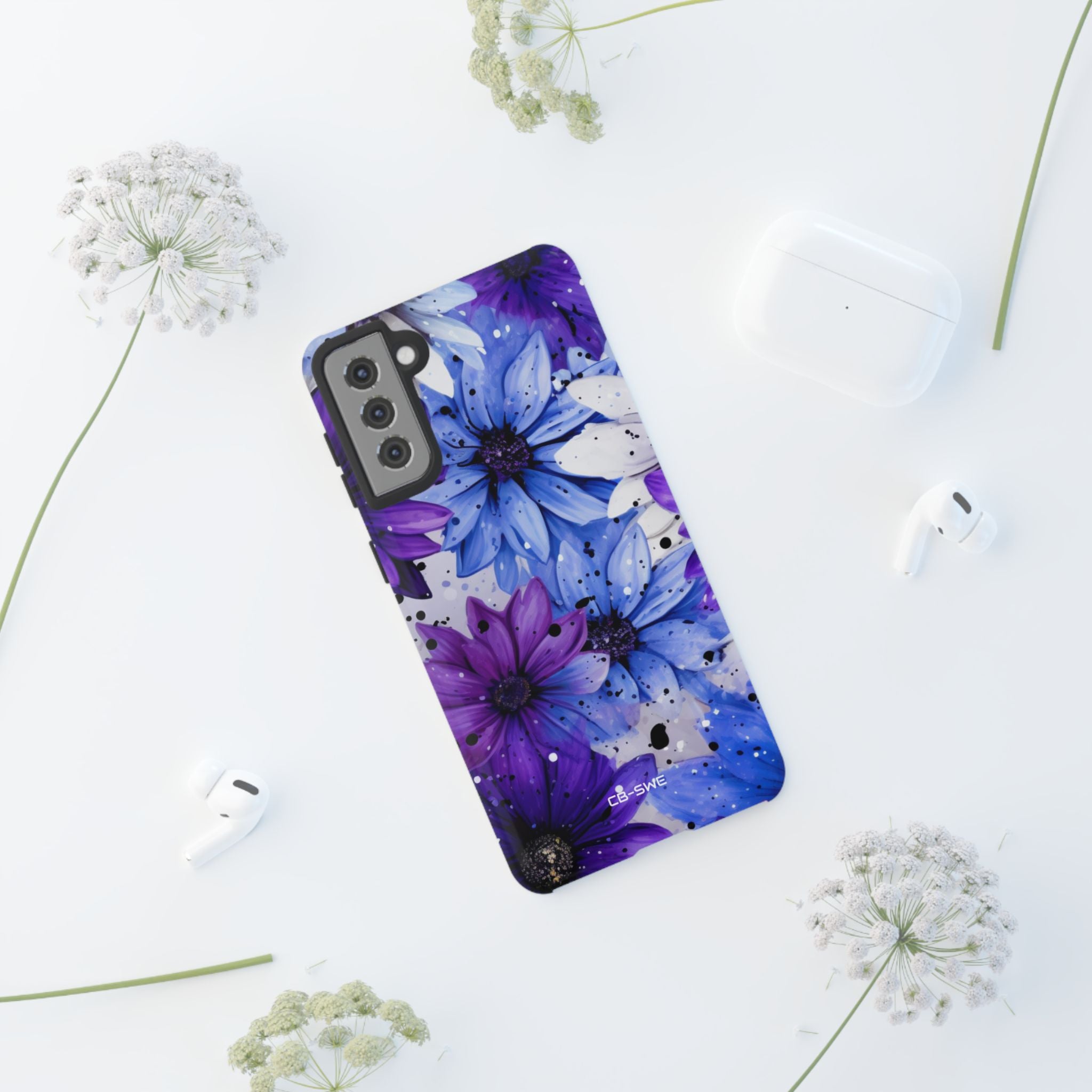 Vivid Splattered Blooms - Samsung Case