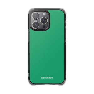 Crayola Green | Phone Case for iPhone (Clear Impact Case - Magnetic)