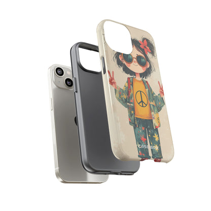 Peace Pigtails iPhone 14 Case - Tough