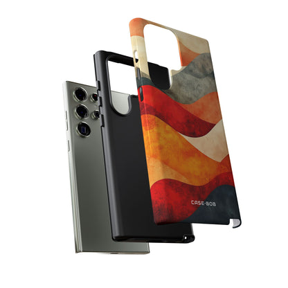 Cracked Wave Sunset Samsung S23 Ultra Case - Tough