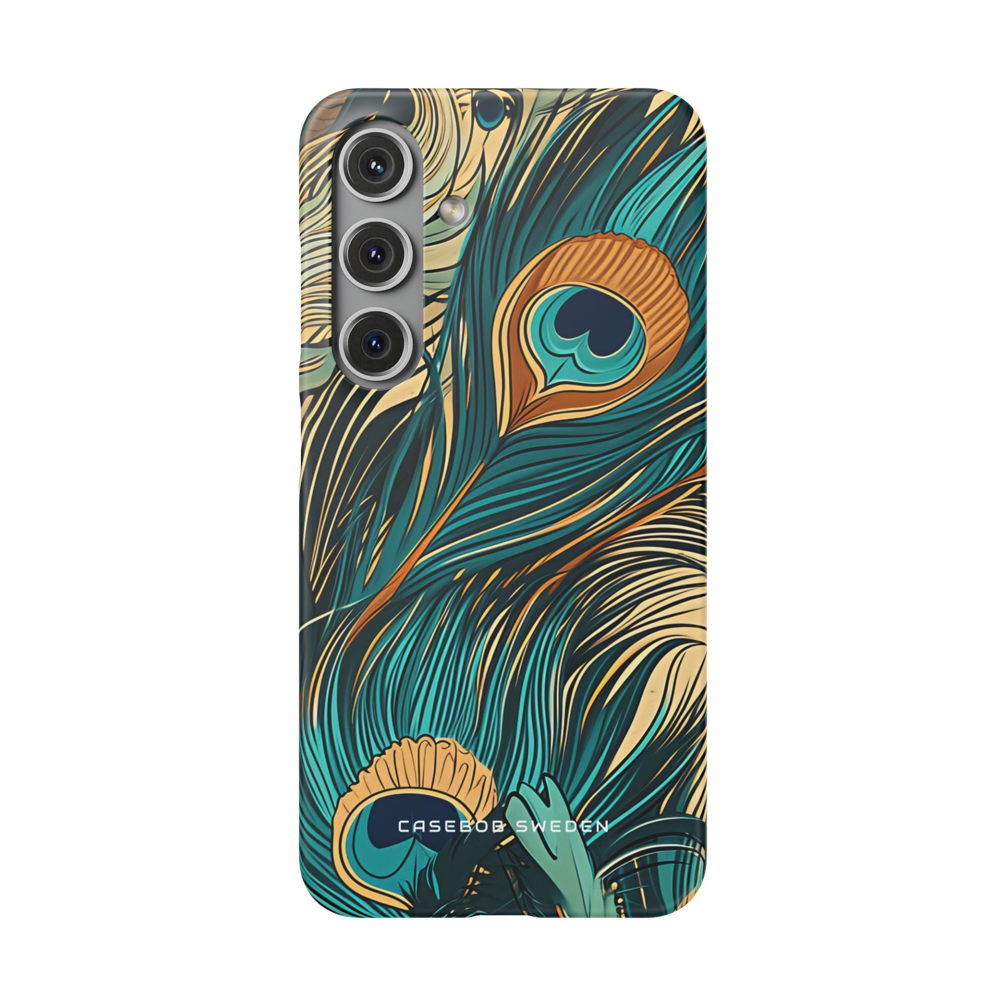 Art Nouveau Peacock Elegance Samsung S24 - Slim Phone Case