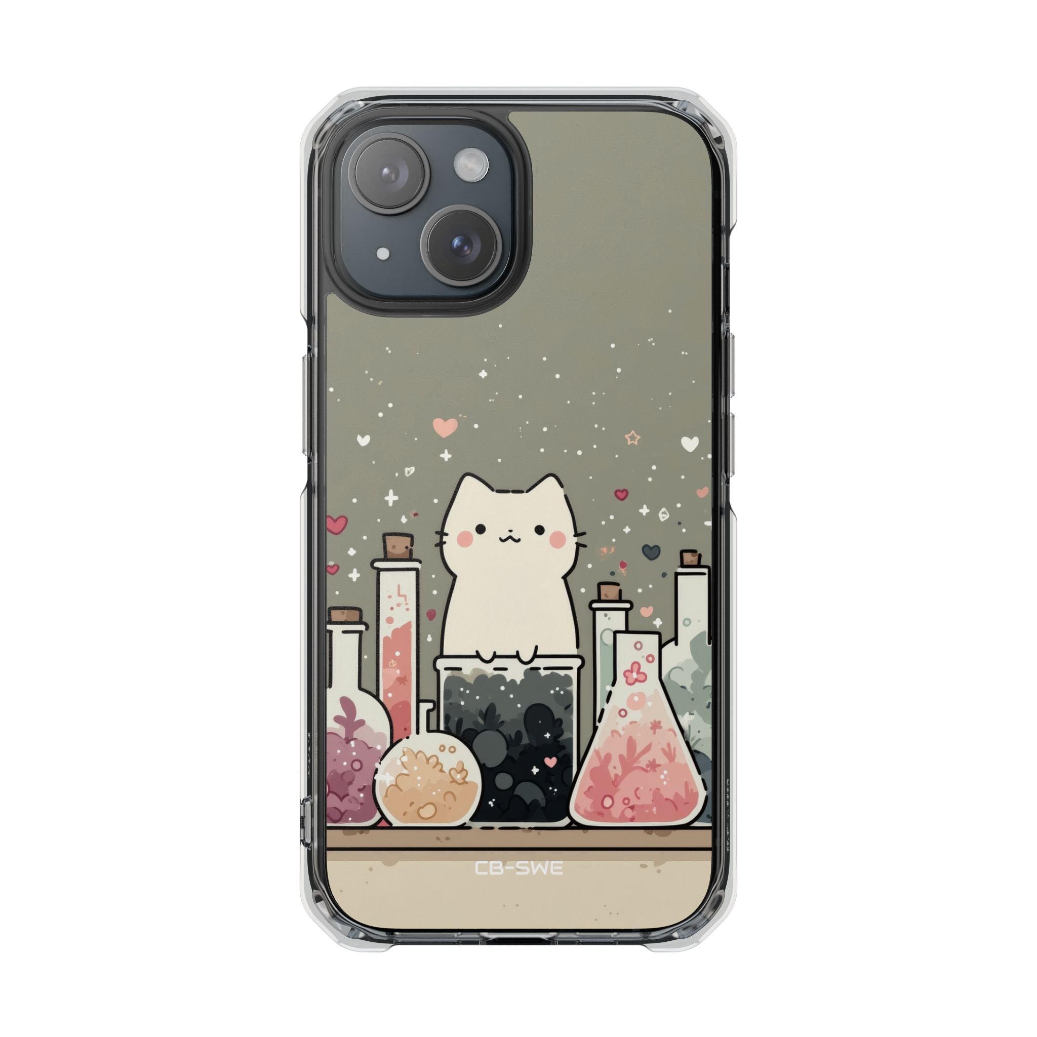 Cat Explores Potions iPhone Case - Impact