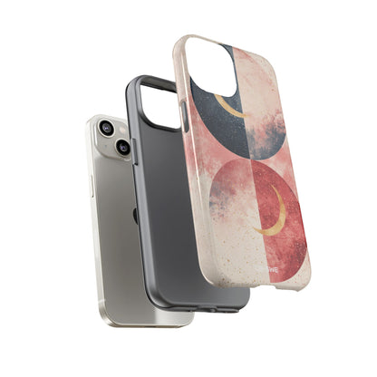 Crescents Embrace Stars - iPhone Case