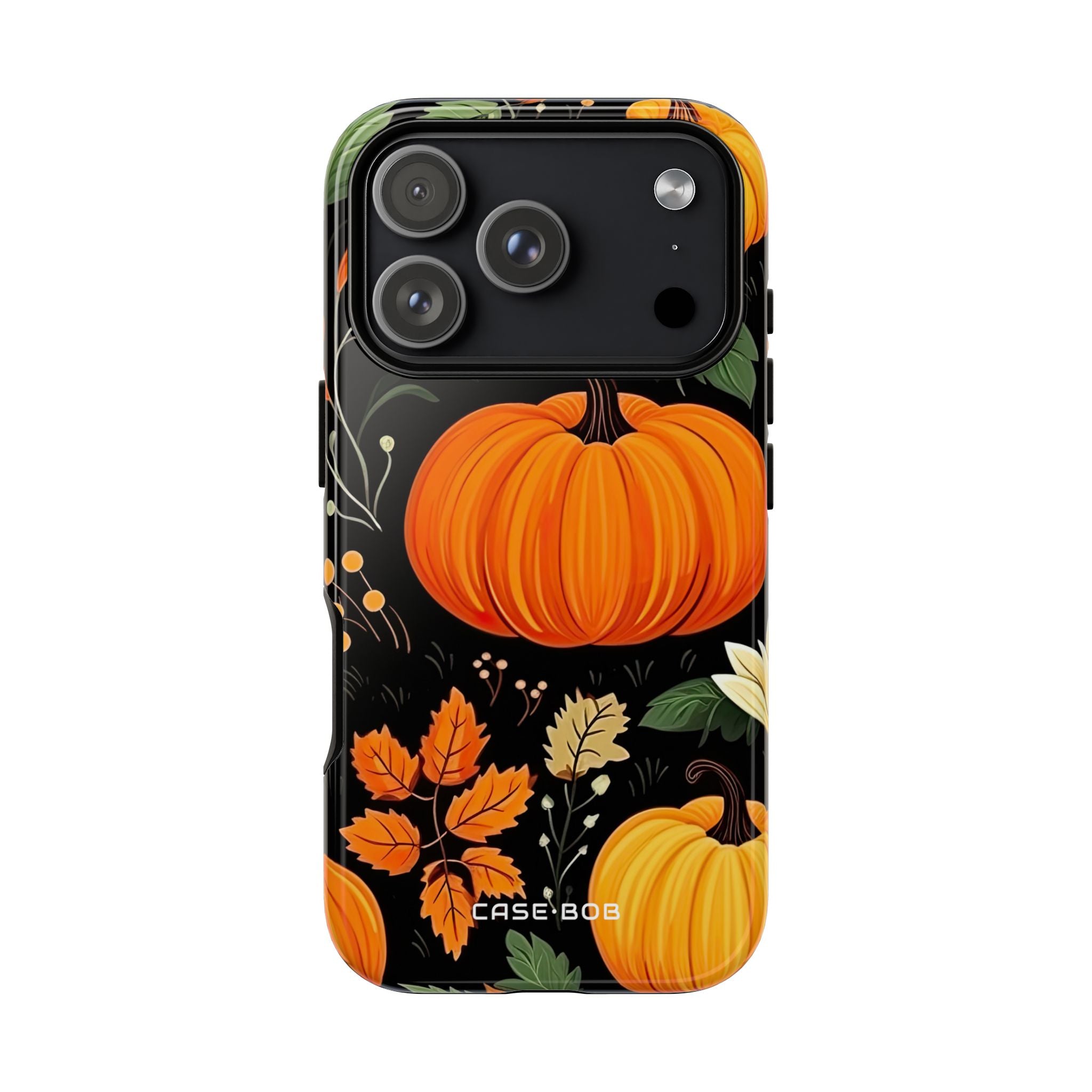 Pumpkin Glow iPhone 17 Pro Case - Tough