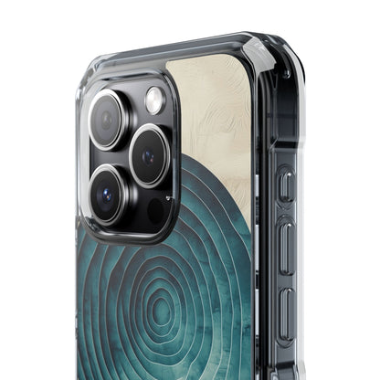 Waves Embrace Circles iPhone Case - Impact