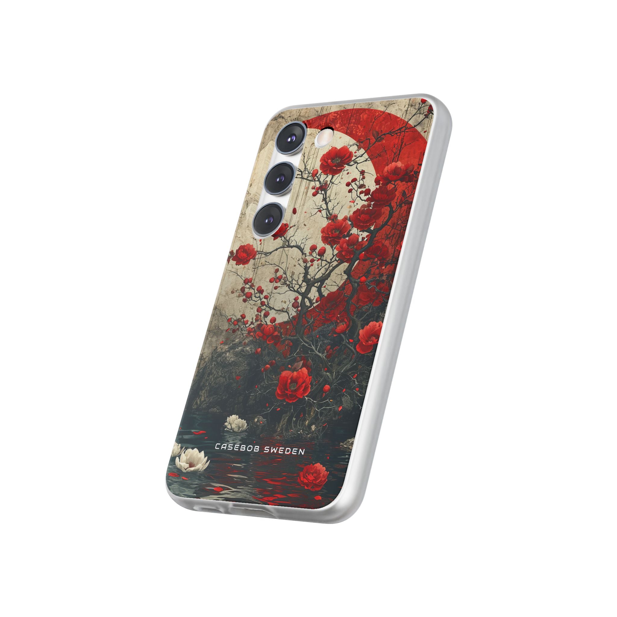 Zen Blossoms in Moonlight Samsung S23 - Flexi Phone Case