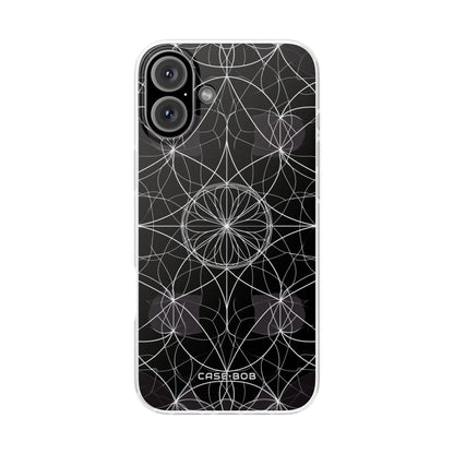 Radiant Petal Orbit iPhone 16 Plus Case - Soft