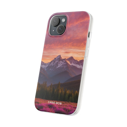 Snowcap Bloom iPhone 15 Case - Soft