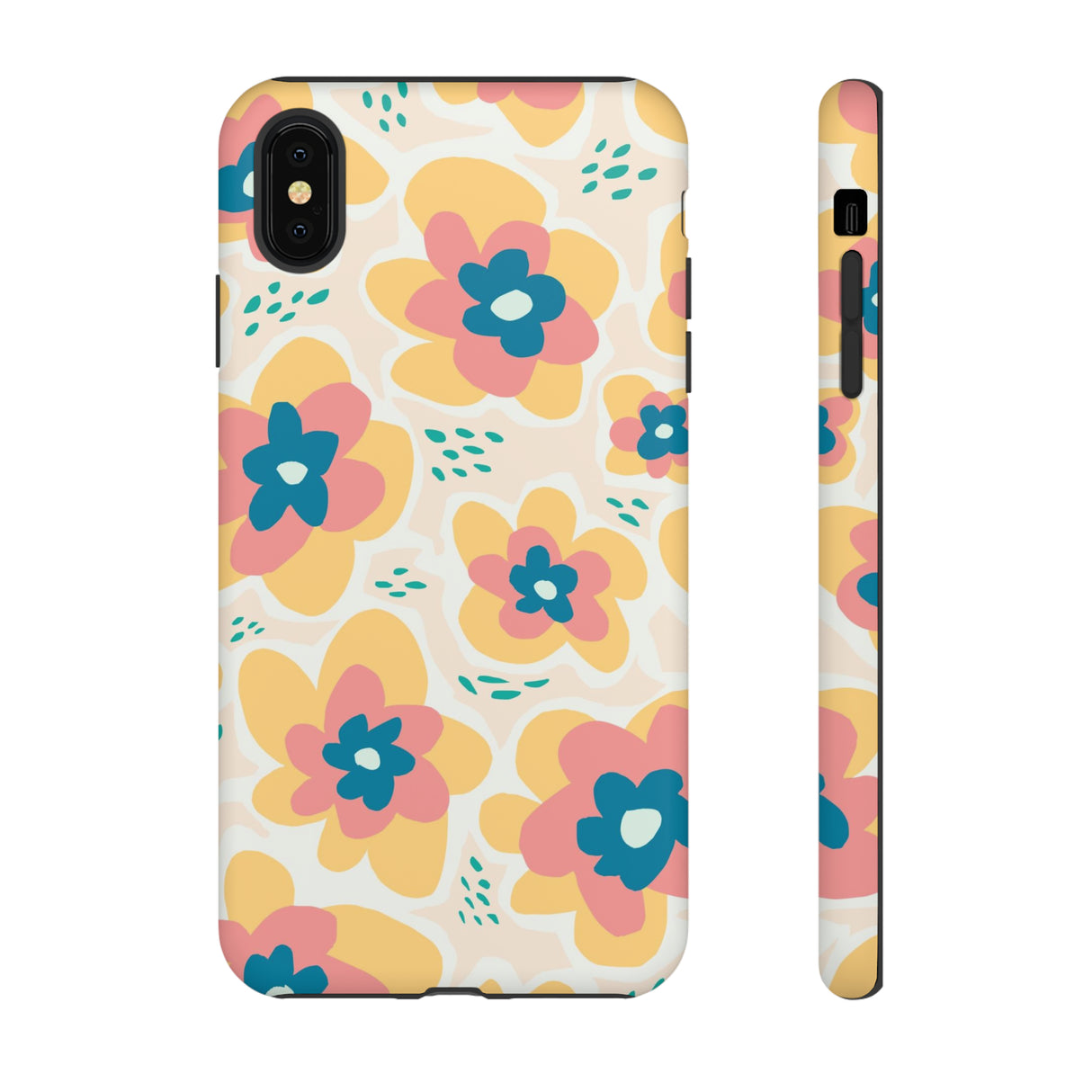 Yellow Happy Flower - Protective Phone Case