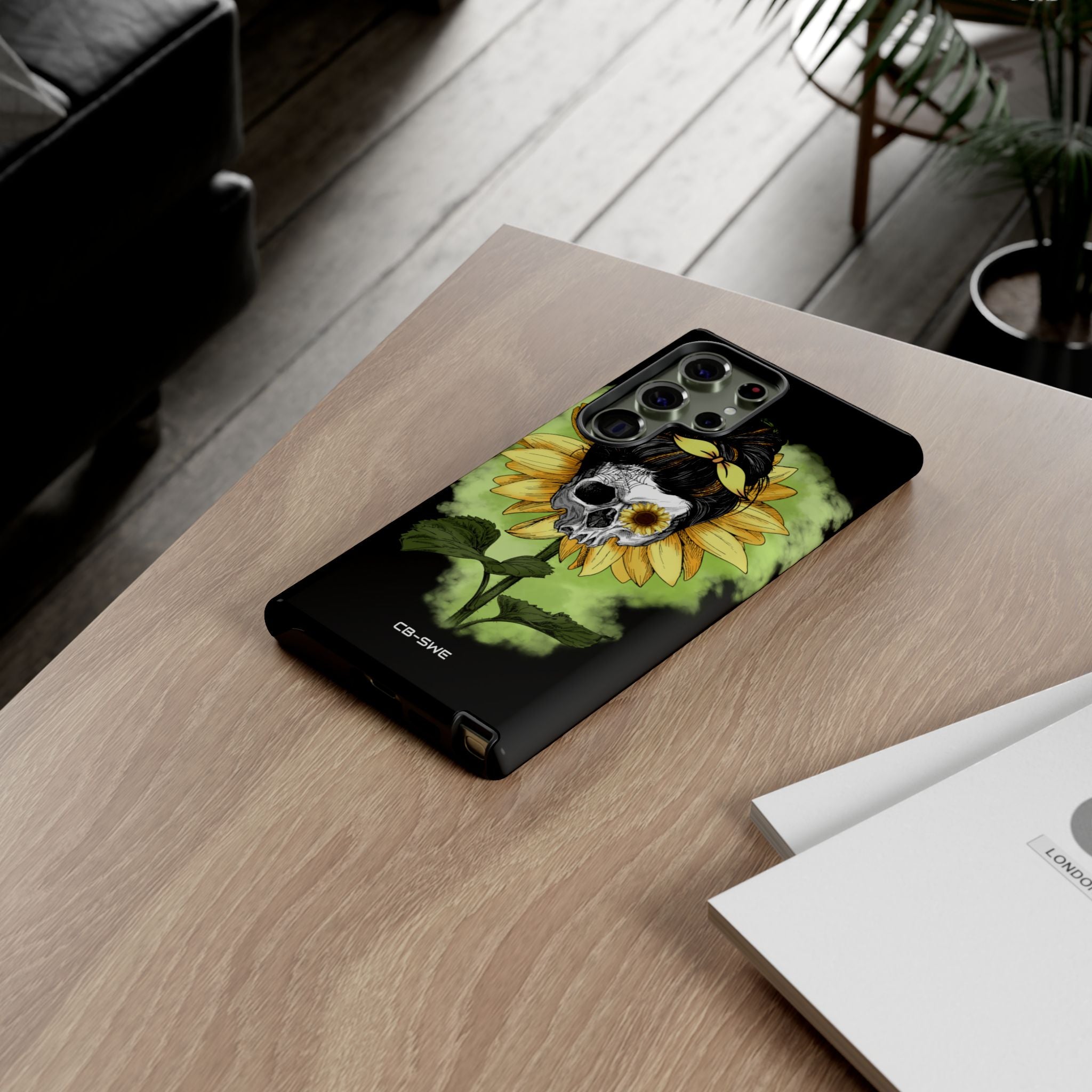 Sunflower Skull Fusion - Samsung Case