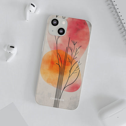 Curved Stem Sunset iPhone 13 - Soft