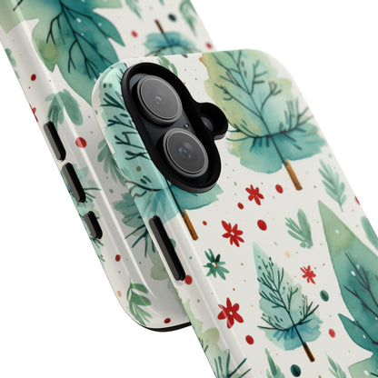 Joyful Evergreen Dance - iPhone Case